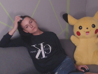 little_katie slut shows his designed holes