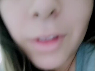 efitopia gorgeous brunette girl passionately sucks dildo