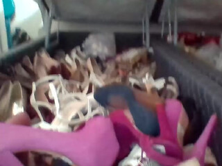 Feet lady Fiery trash