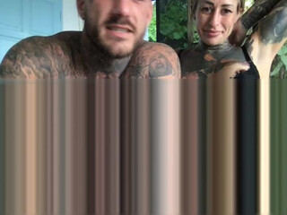 inkedslutnstud naughty bitch massages juicy holes