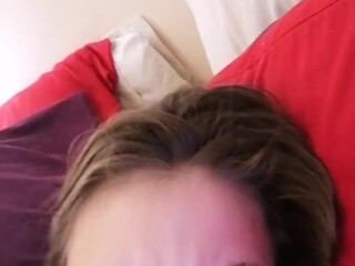 Kaytiffany busty lady masturbates the front cap with a sex toy