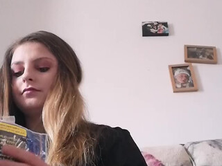 Kaytiffany luxurious bitch fucks pussy with phallus