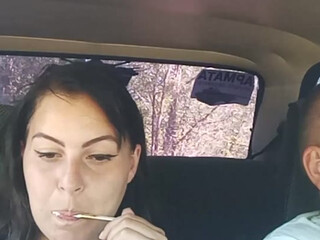 Kissmabont imposing slut fucks pussy with fingers