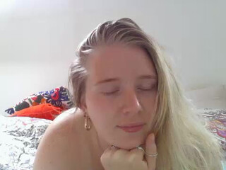 Lizzielou gorgeous prostitute caresses shaved cunt