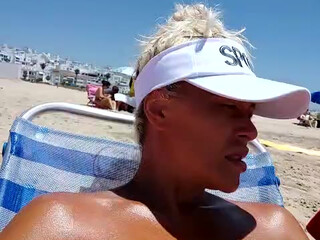 Milfbarby naughty babe caresses vaginal hole