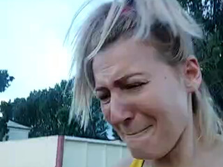 Marushka sexy hottie gently pulls pussy