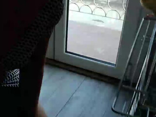 Nadia blonde hot babe gives off huge ass