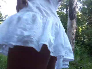 Olka008 gorgeous lady caresses shaved vagina