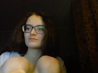 Orange girl1 gorgeous swell caresses sex lips