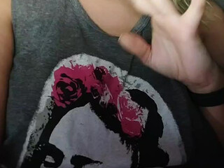 partyrockcam hot beast sticks fingers in wet holes