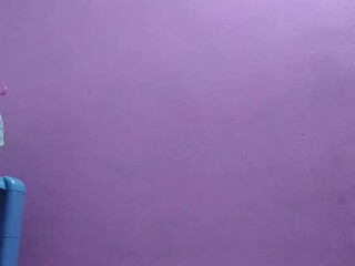 Partyrockcam dark haired babe masturbates pussy with vibrator