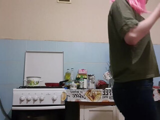 pro100sexy red-haired trash pretty jerks off pussy