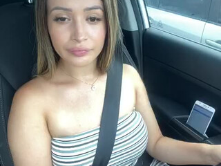 Sara fun big boobed bitch licks dildo