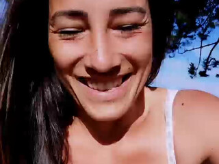 Sweetalegra dark haired chick masturbates with sex toy