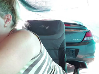 Sweetysabina busty cam girl masturbates cunt