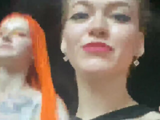 Treshgirls openwork blonde erotically moving in front of the camera