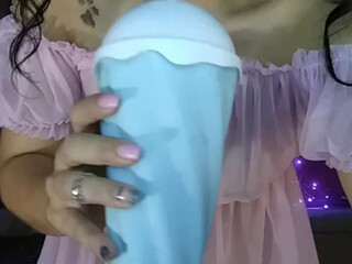 true vega attractive babe caresses lips sex