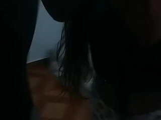 ale123e skinny female rubs herself with oil