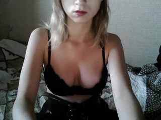 Alicemist chick fucks herself with a big rubber dildo