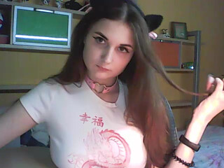 BLACKBLANCA nude cutie shows juicy charms