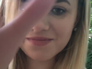 Butterflysay crazy chick caresses natural tits