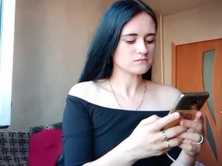 Ekaterriga gorgeous teen doll caresses big tits