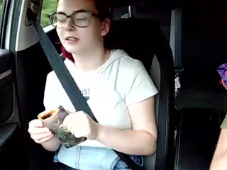 Fortyonabranch busty babe caresses nipples