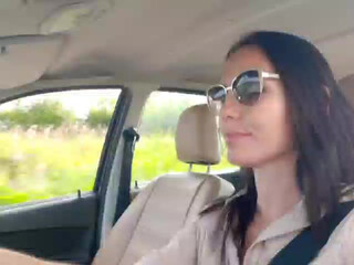 Ingrid777 curve with a hanging chest caresses the vagina