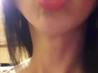 Julyasweetpussy amazing confused licks nipples