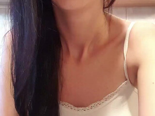 Julyasweetpussy skinny bitch jerking pussy with phallus