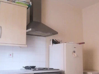 Kaytiffany black-haired beauty pulls sex lips