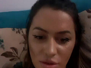 Kirstievegas flirtatious passion masturbates both holes