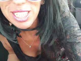 Ladyblue angel masturbates pink pussy