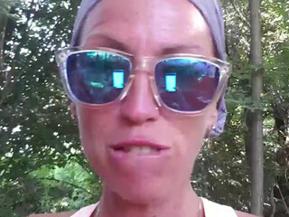 ladyblue cute chick jerks both holes