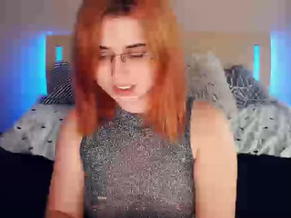 Molliajany busty young lady caresses shaved cunt