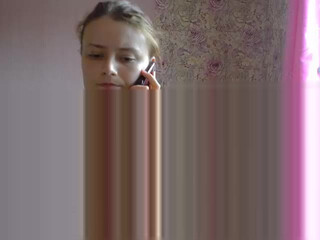 Orange spicy bitch exposes her charms