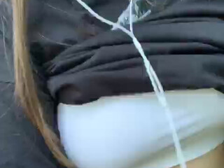 So cute young lady shows big tits