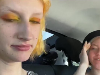 TreshGirls big ass blonde in stockings twisting her ass
