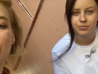 TreshGirls fucks herself in the pussy with a toy