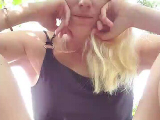 Xviking thick slut caresses  tits