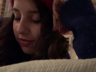 princess violette aka @violette manyvids onlyfans graceful devil with her palm rubs her vagina