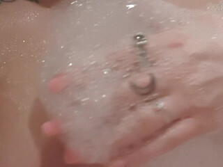 mariemaymoore manyvids onlyfans busty brunette sucks dildo