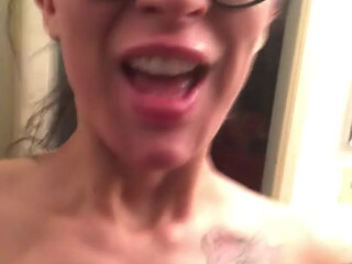 lily lane manyvids onlyfans tender blonde squeezes boobs