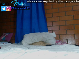 arixxx  sexy chick caresses pussy and nipples