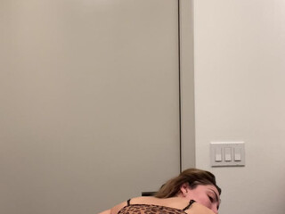 Farah Abraham Onlyfans Leopard Bodysuit Tease Video ProThots com cute blonde erotically posing in stockings