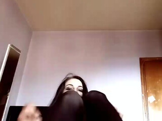 gattafatta busty slut caresses shaved pussy