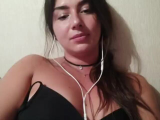 girlcat88 big tit babe in stockings jerks off her cunt