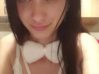 julyasweetpussy sweet thing masturbates shaved cunt