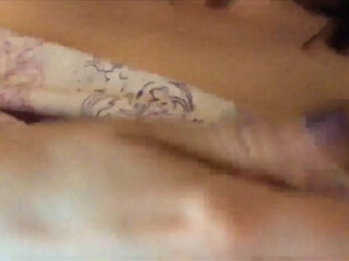 Lily1221 whore chick caresses shaved cunt