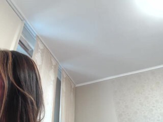 Mashulya29 whore babe jerks off through panties